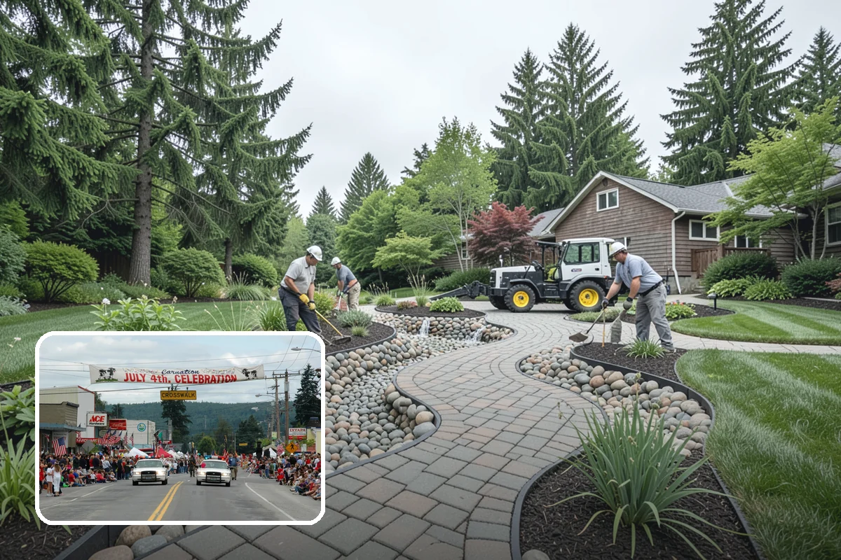 Brush Clearing in Carnation, King County, WA - Reclaims overgrown, tangled areas