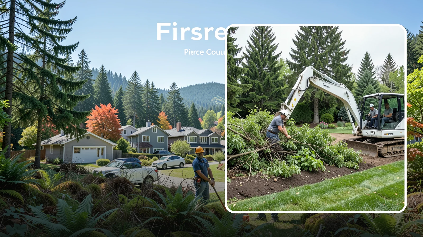 Brush Clearing in Fircrest, Pierce County, WA - Efficient brush and overgrowth clearing that reclaims tangled areas and reduces fire and pest risk.