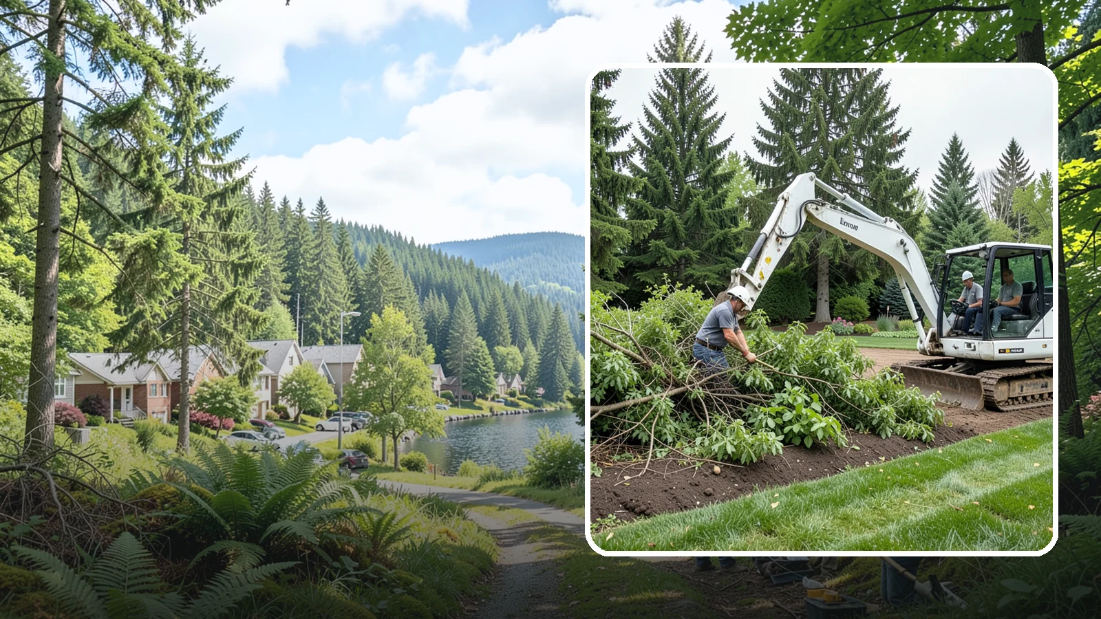 Brush Clearing in Lake Forest Park, King County, WA - Efficient brush and overgrowth clearing that reclaims tangled areas and reduces fire and pest risk.