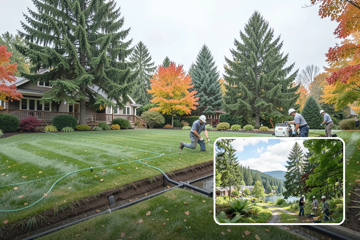 Brush Clearing in Lake Forest Park, King County, WA - Reclaims overgrown, tangled areas
