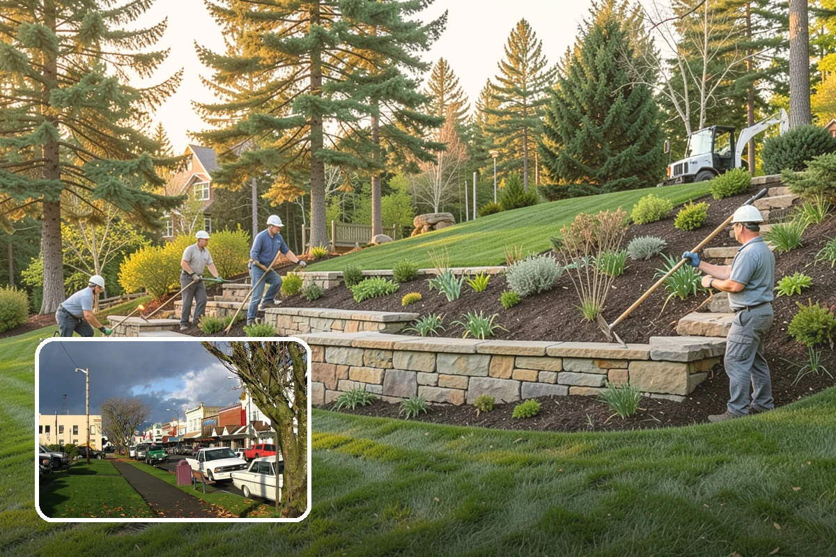 Bubbling Rock Installation in Arlington, Snohomish County, WA - Soothing water sound with low maintenance