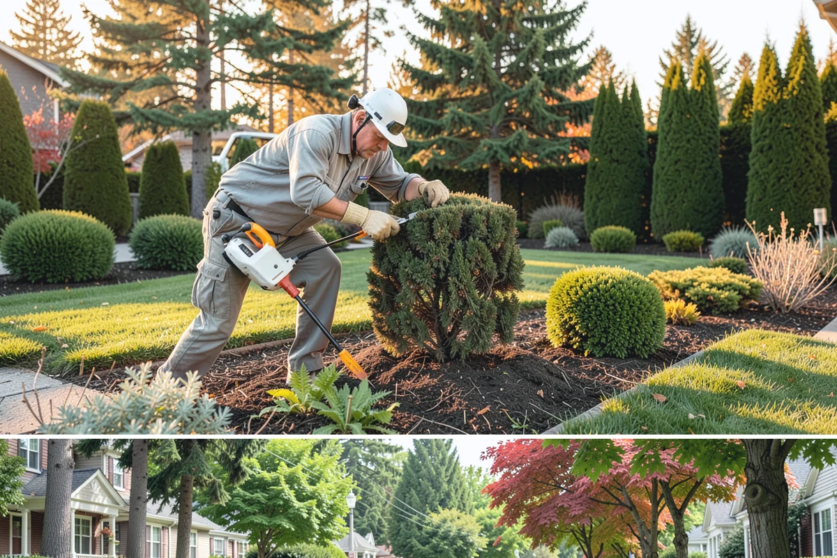 Bubbling Rock Installation in Beaux Arts Village, King County, WA - Bubbling rocks can be installed in most seasons, though drier spring-to-fall conditions make excavation and stone setting easier...