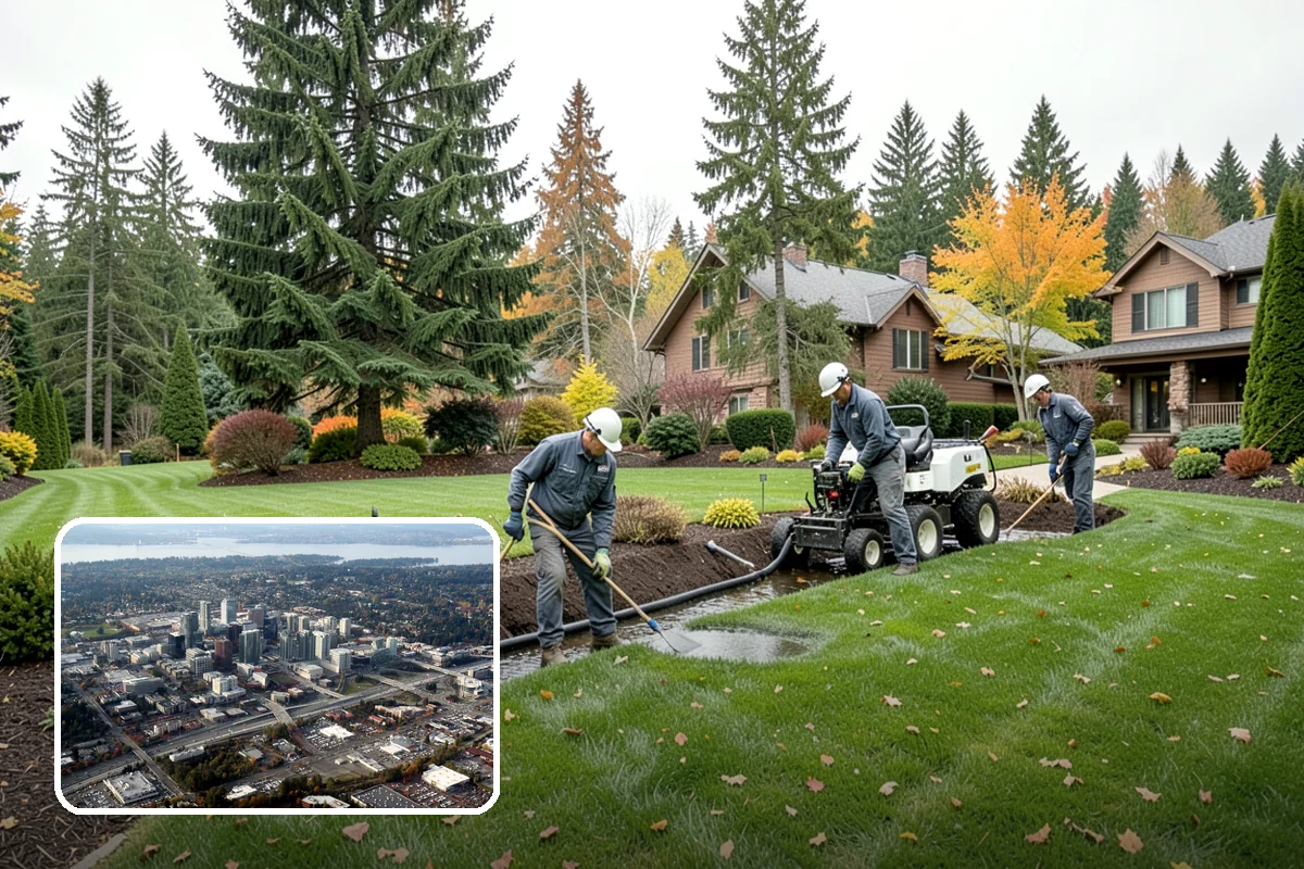 Bubbling Rock Installation in Bellevue, King County, WA - Soothing water sound with low maintenance