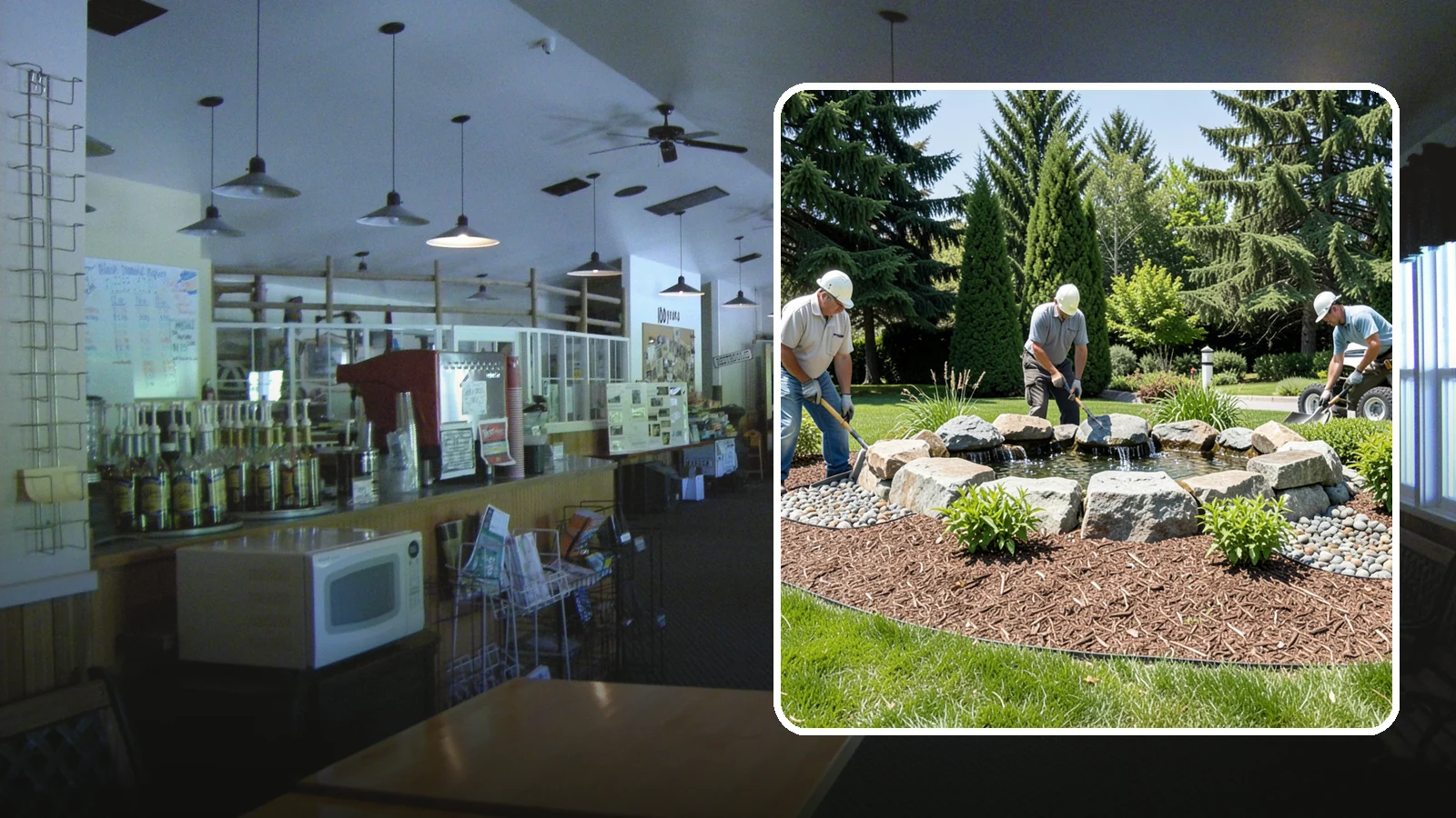 Bubbling Rock Installation in Black Diamond, King County, WA - We install self-contained bubbling rock features that add the soothing sound of water without the upkeep of a pond.