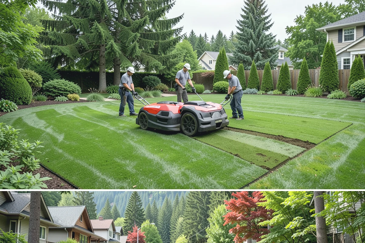 Bubbling Rock Installation in Darrington, Snohomish County, WA - Bubbling rocks can be installed in most seasons, though drier spring-to-fall conditions make excavation and stone setting easier...