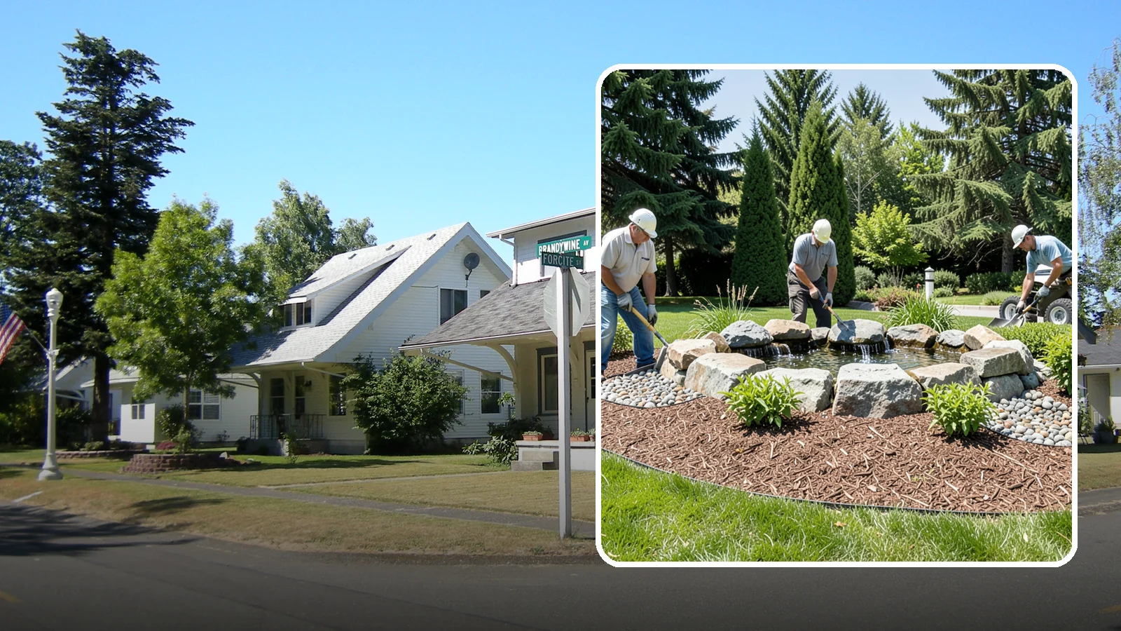 Bubbling Rock Installation in DuPont, Pierce County, WA - We install self-contained bubbling rock features that add the soothing sound of water without the upkeep of a pond.