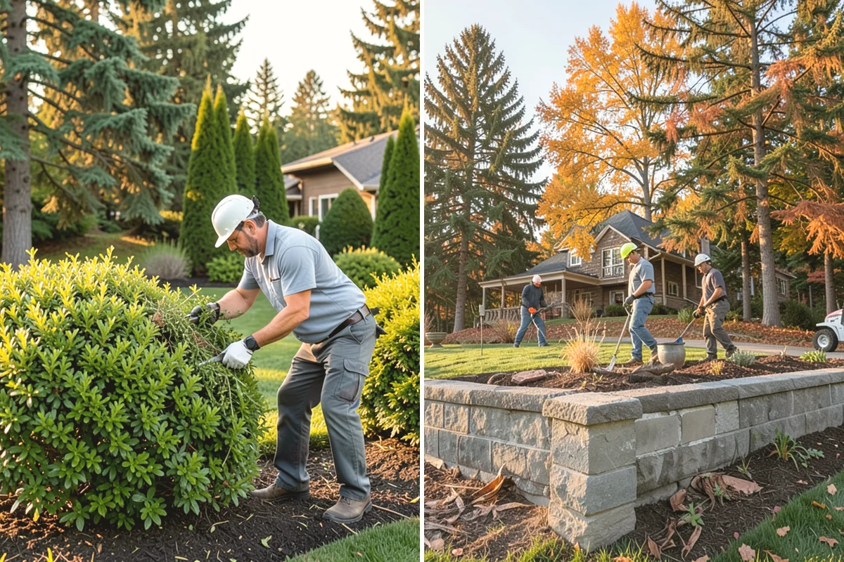 Bubbling Rock Installation in Edgewood, Pierce County, WA - Select stone and a location that fits the landscape