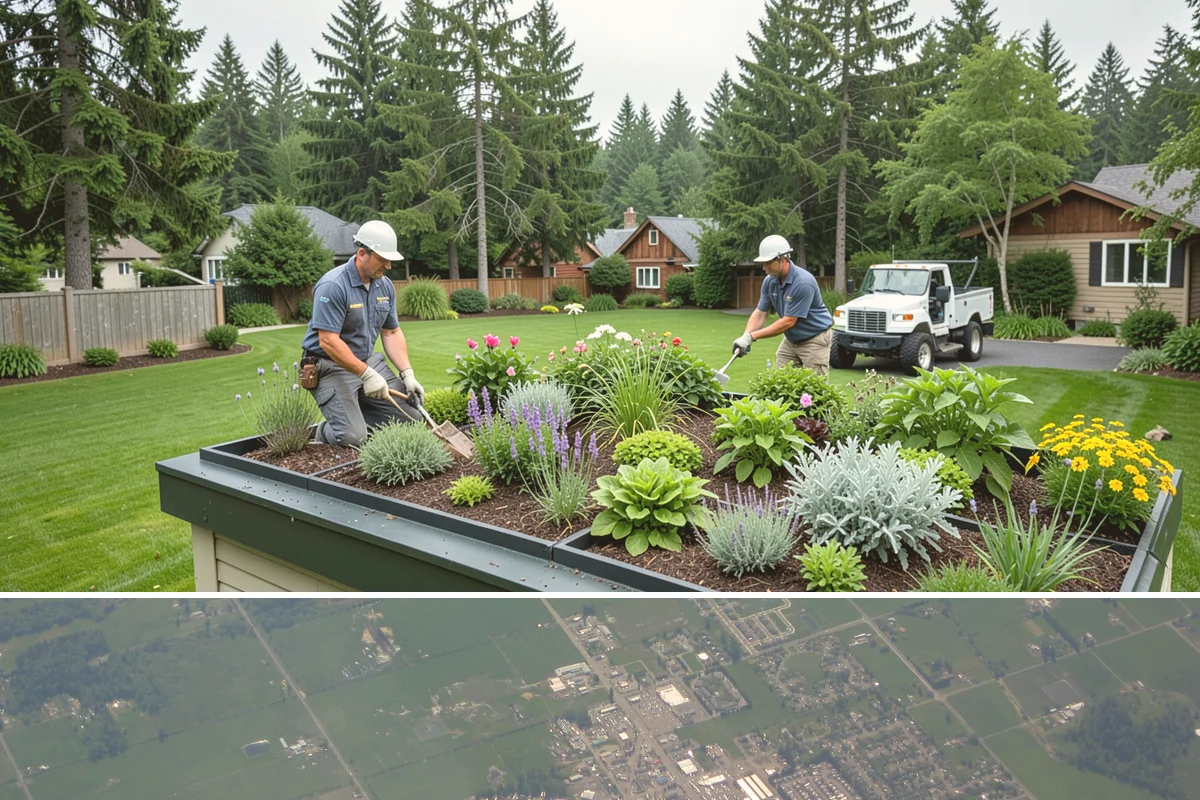 Bubbling Rock Installation in Enumclaw, King County, WA - Bubbling rocks can be installed in most seasons, though drier spring-to-fall conditions make excavation and stone setting easier...