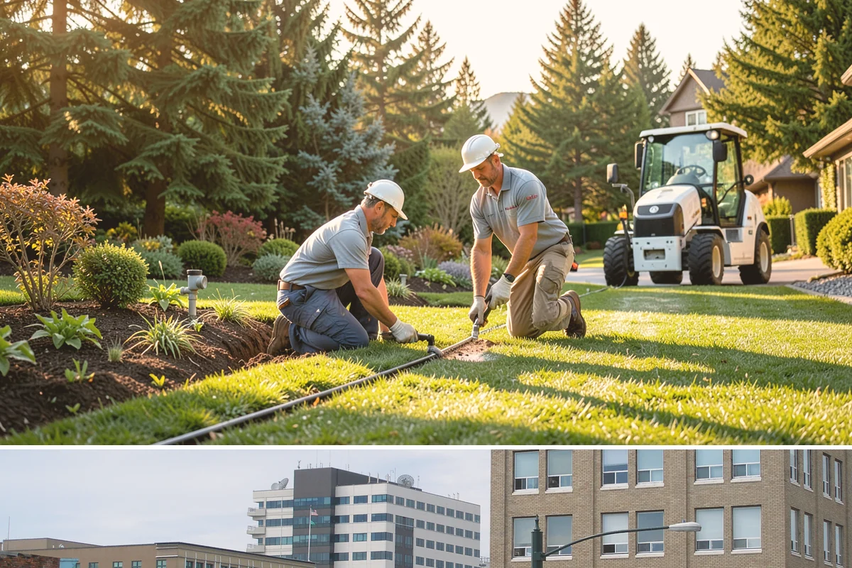 Bubbling Rock Installation in Everett, Snohomish County, WA - Bubbling rocks can be installed in most seasons, though drier spring-to-fall conditions make excavation and stone setting easier...