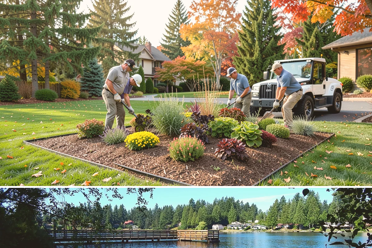 Bubbling Rock Installation in Federal Way, King County, WA - Bubbling rocks can be installed in most seasons, though drier spring-to-fall conditions make excavation and stone setting easier...