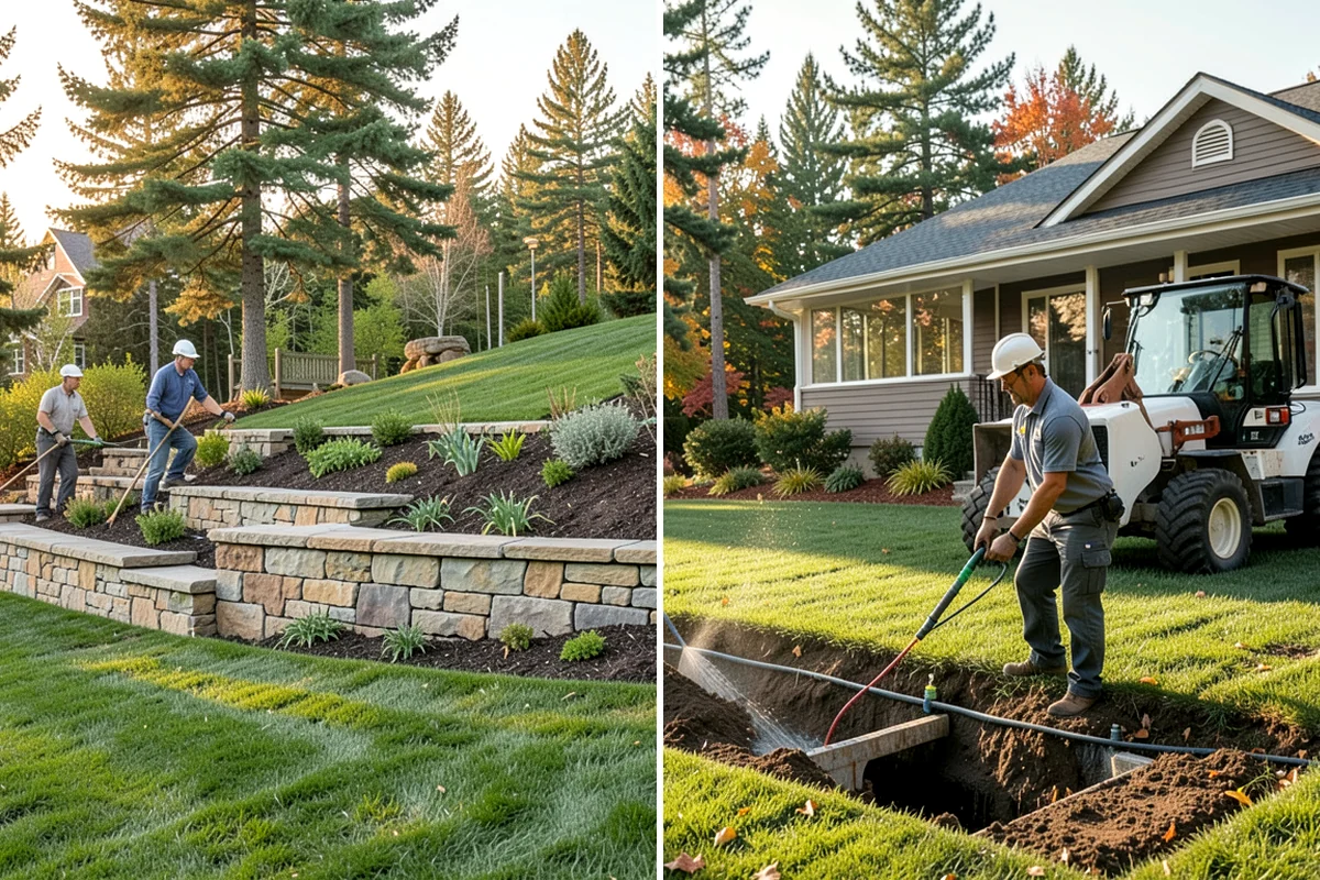 Bubbling Rock Installation in Kenmore, King County, WA - Select stone and a location that fits the landscape