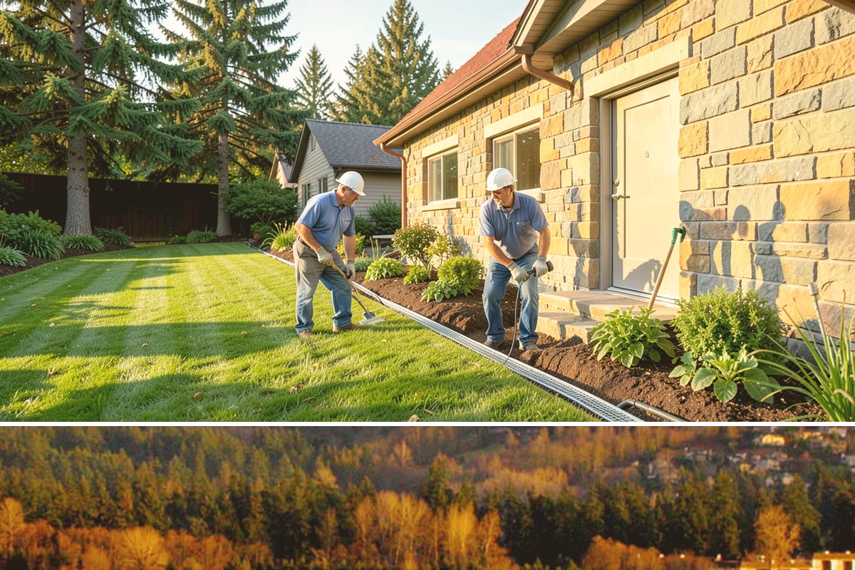 Bubbling Rock Installation in Kenmore, King County, WA - Bubbling rocks can be installed in most seasons, though drier spring-to-fall conditions make excavation and stone setting easier...