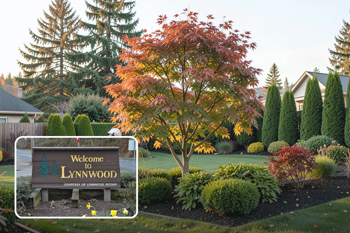 Bubbling Rock Installation in Lynnwood, Snohomish County, WA - Soothing water sound with low maintenance