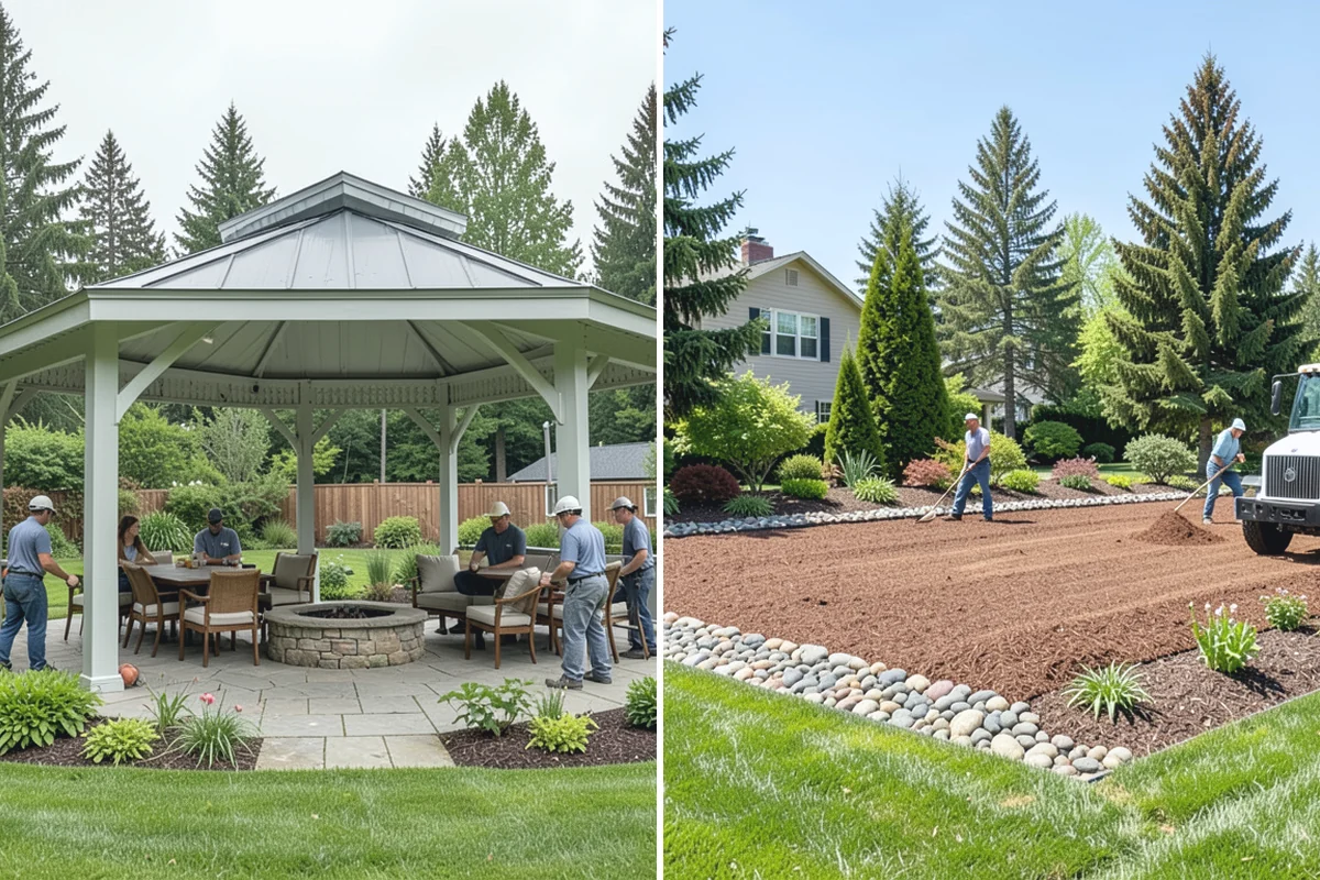 Bubbling Rock Installation in Marysville, Snohomish County, WA - Select stone and a location that fits the landscape