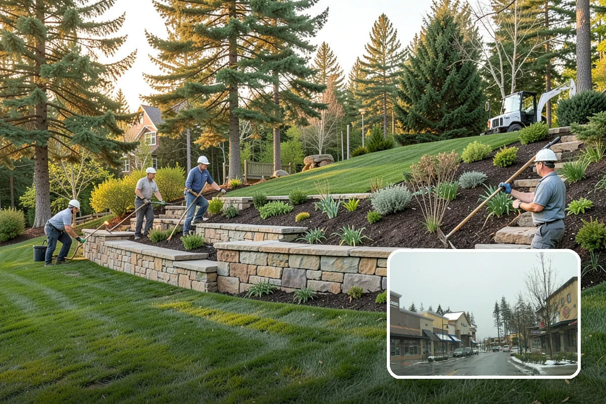 Bubbling Rock Installation in Mill Creek, Snohomish County, WA - Soothing water sound with low maintenance