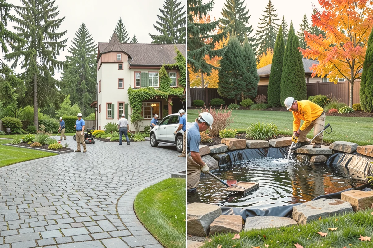 Bubbling Rock Installation in Milton, King County, WA - Select stone and a location that fits the landscape