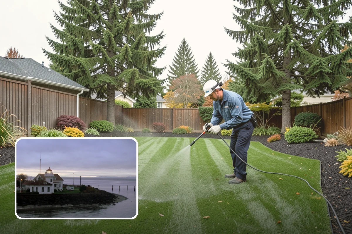 Bubbling Rock Installation in Mukilteo, Snohomish County, WA - Soothing water sound with low maintenance