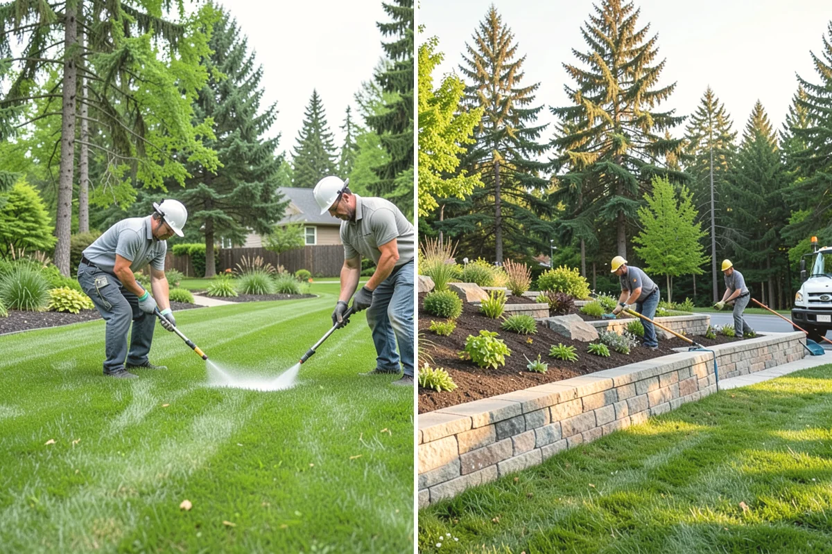 Bubbling Rock Installation in North Bend, King County, WA - Select stone and a location that fits the landscape