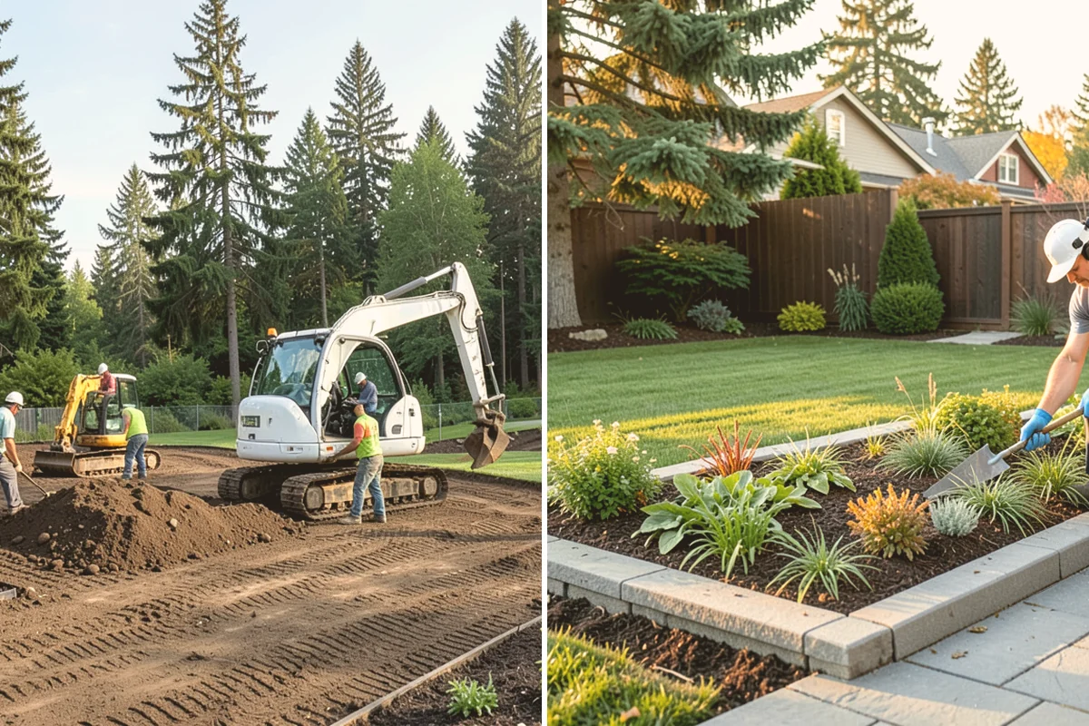 Bubbling Rock Installation in Orting, Pierce County, WA - Select stone and a location that fits the landscape