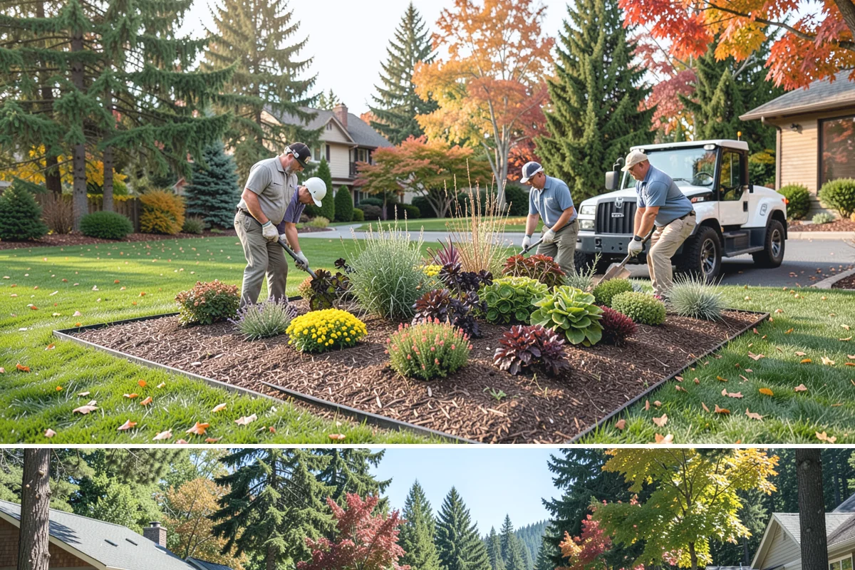 Bubbling Rock Installation in Orting, Pierce County, WA - Bubbling rocks can be installed in most seasons, though drier spring-to-fall conditions make excavation and stone setting easier...