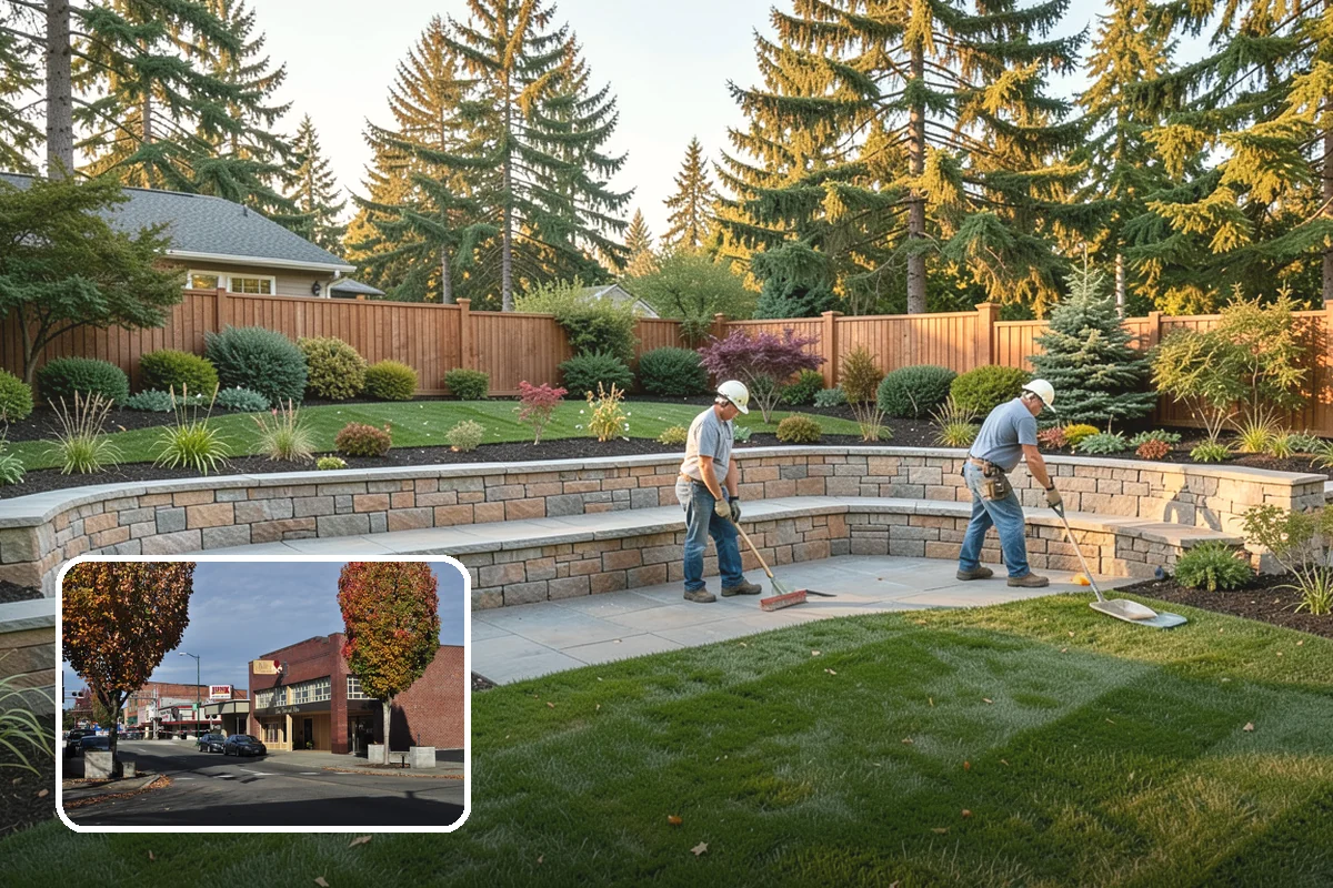 Bubbling Rock Installation in Puyallup, Pierce County, WA - Soothing water sound with low maintenance