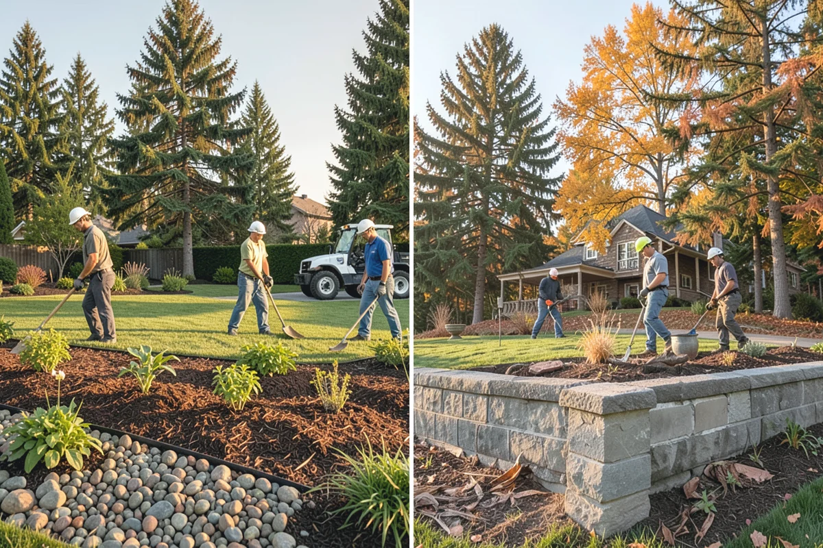 Bubbling Rock Installation in Roy, Pierce County, WA - Select stone and a location that fits the landscape