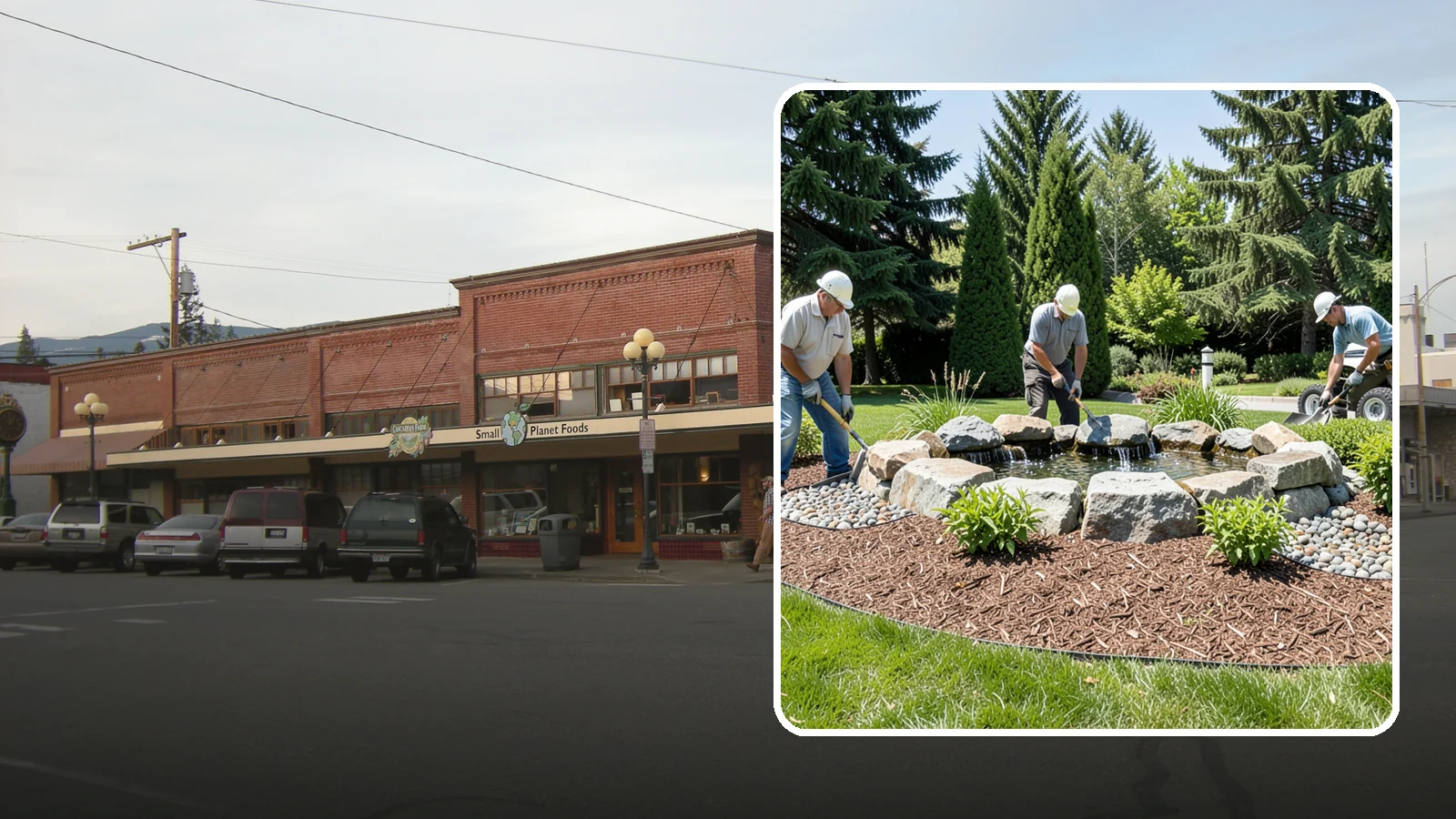 Bubbling Rock Installation in Sedro-Woolley, Skagit County, WA - We install self-contained bubbling rock features that add the soothing sound of water without the upkeep of a pond.