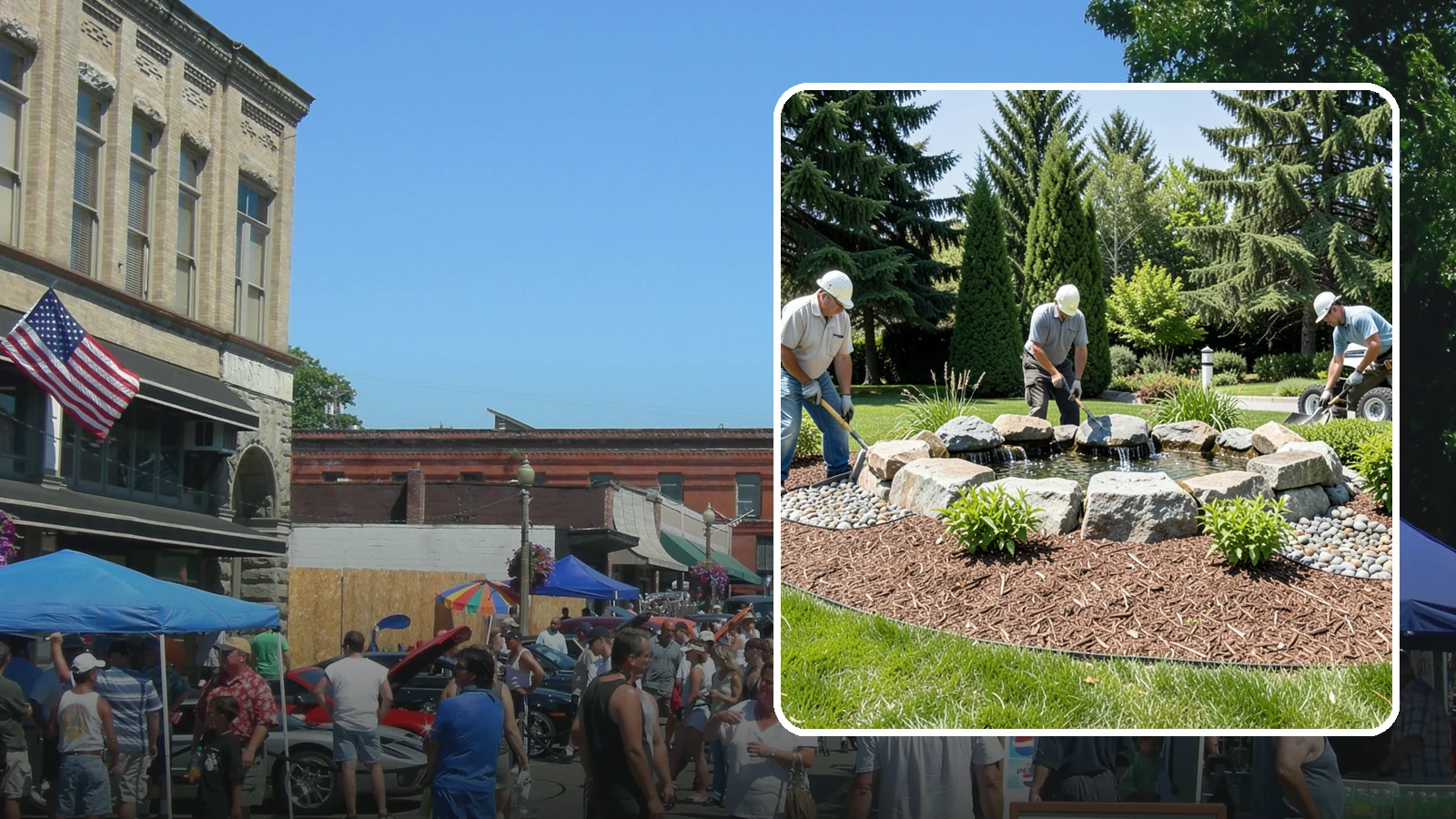 Bubbling Rock Installation in Snohomish, Snohomish County, WA - We install self-contained bubbling rock features that add the soothing sound of water without the upkeep of a pond.