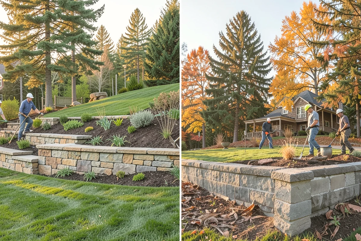 Bubbling Rock Installation in Steilacoom, Pierce County, WA - Select stone and a location that fits the landscape