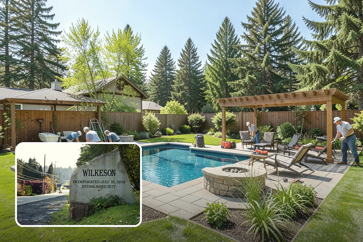 Bubbling Rock Installation in Wilkeson, Pierce County, WA - Soothing water sound with low maintenance
