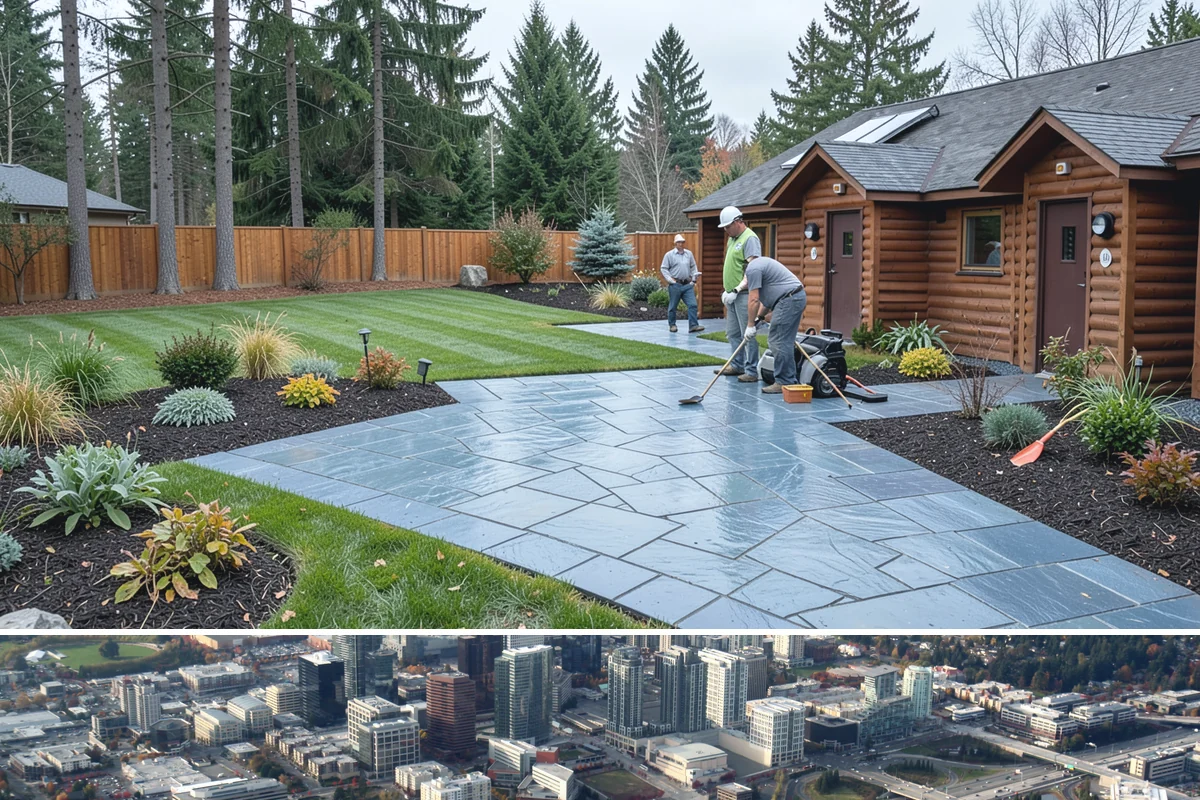 Built-in BBQ Installation in Bellevue, King County, WA - Best built spring through fall.