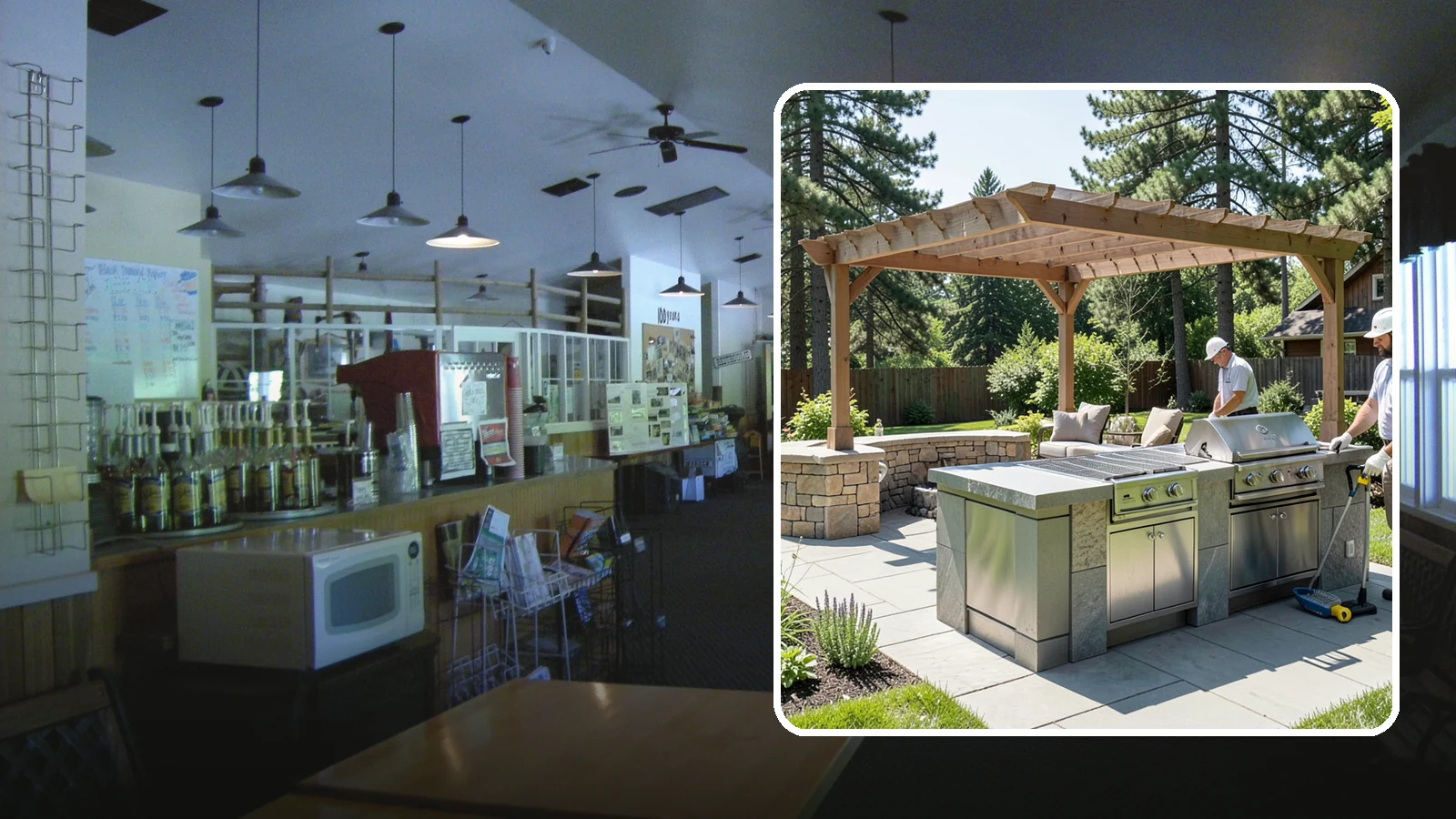 Built-in BBQ Installation in Black Diamond, King County, WA - Built-in grill islands that give you a permanent, polished cooking station right on your patio.