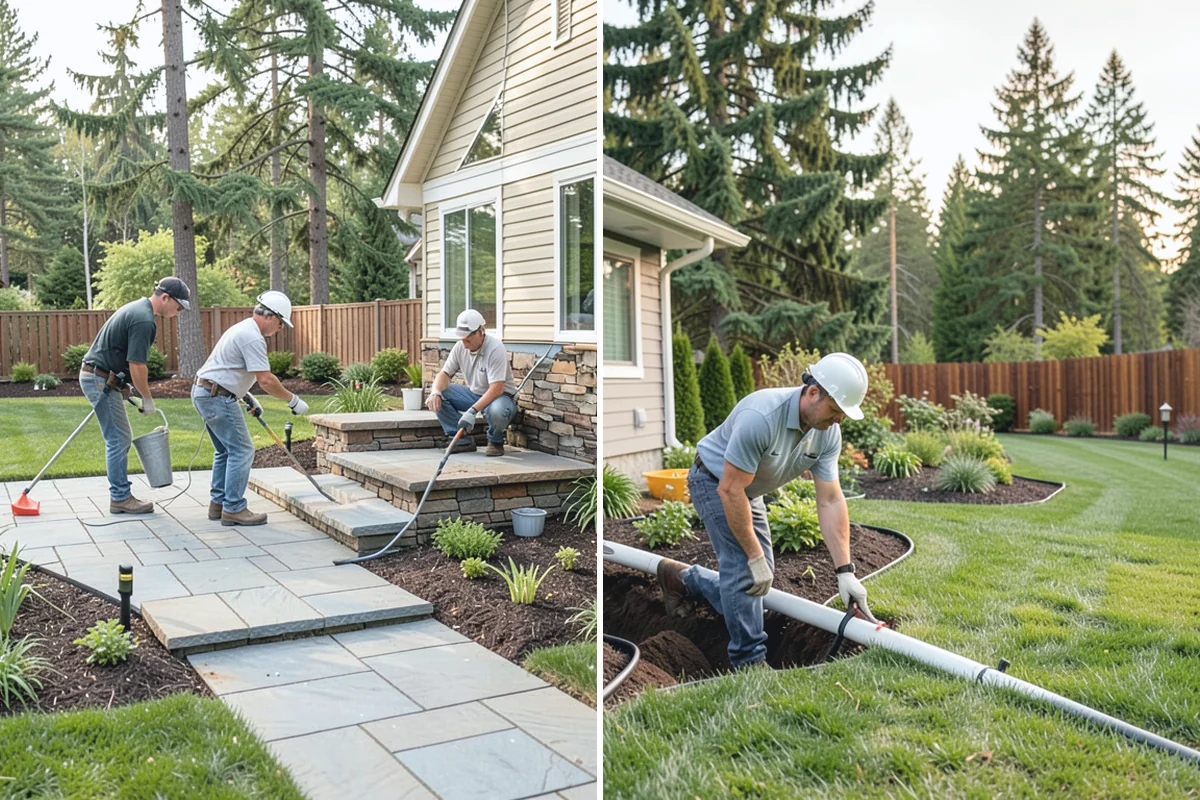 Built-in BBQ Installation in Buckley, Pierce County, WA - Design the island and grill placement