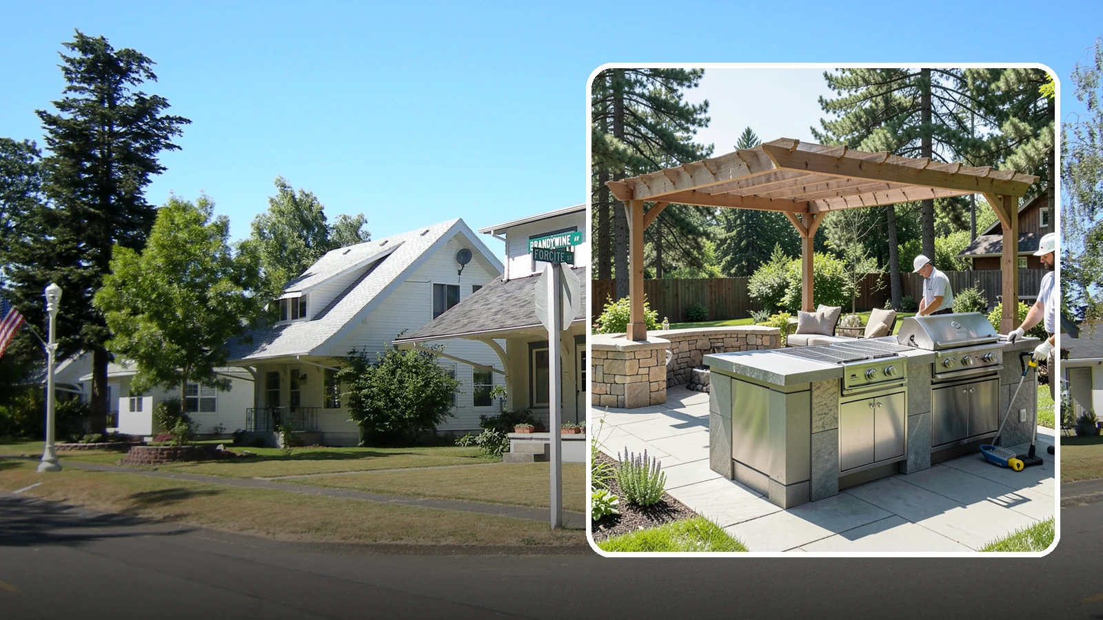 Built-in BBQ Installation in DuPont, Pierce County, WA - Built-in grill islands that give you a permanent, polished cooking station right on your patio.