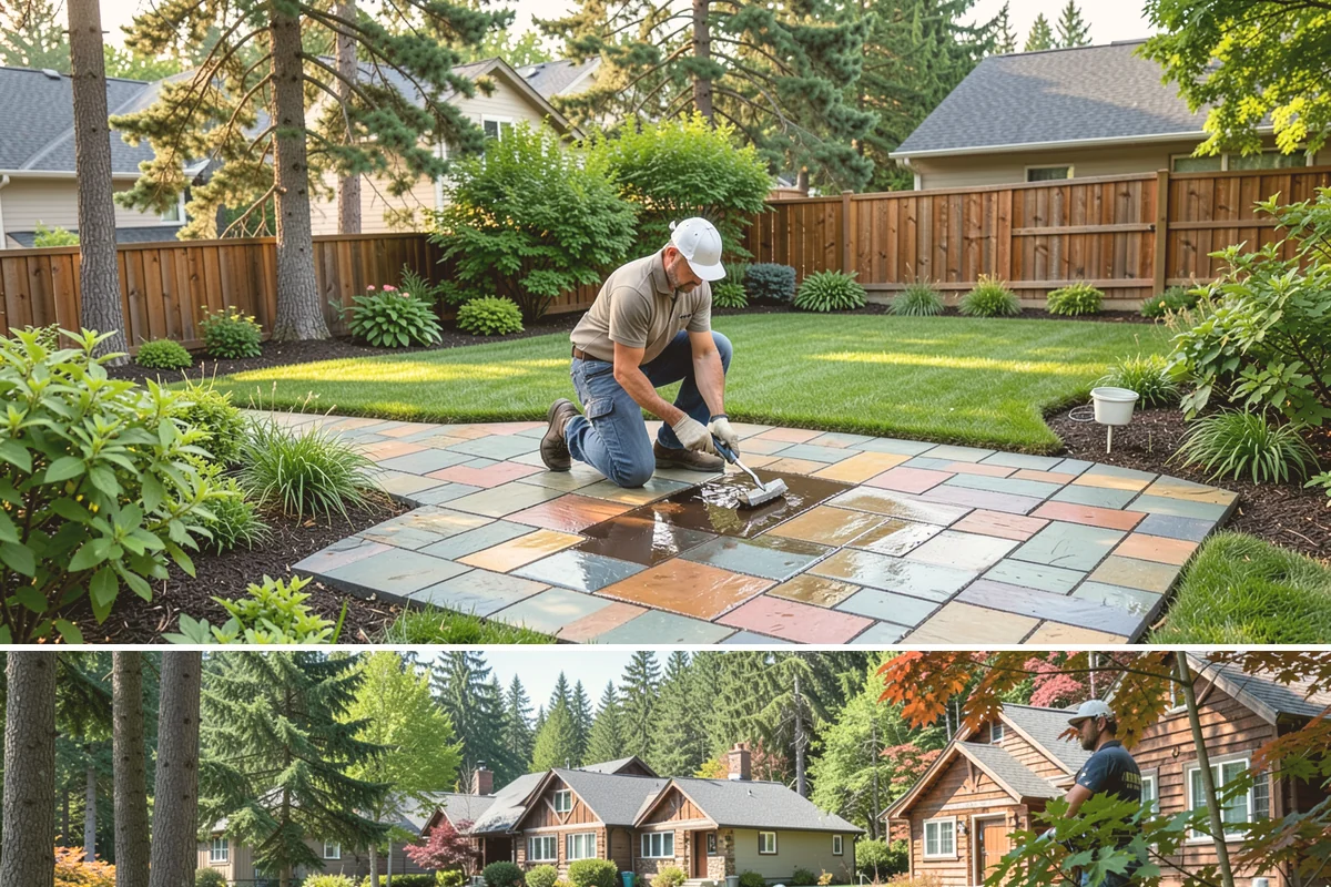 Built-in BBQ Installation in Edgewood, Pierce County, WA - Best built spring through fall.