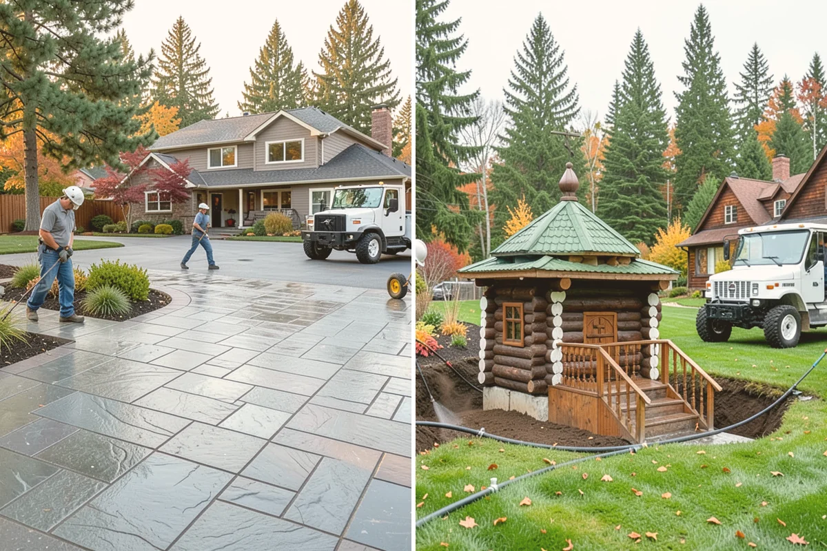 Built-in BBQ Installation in Fife, Pierce County, WA - Design the island and grill placement