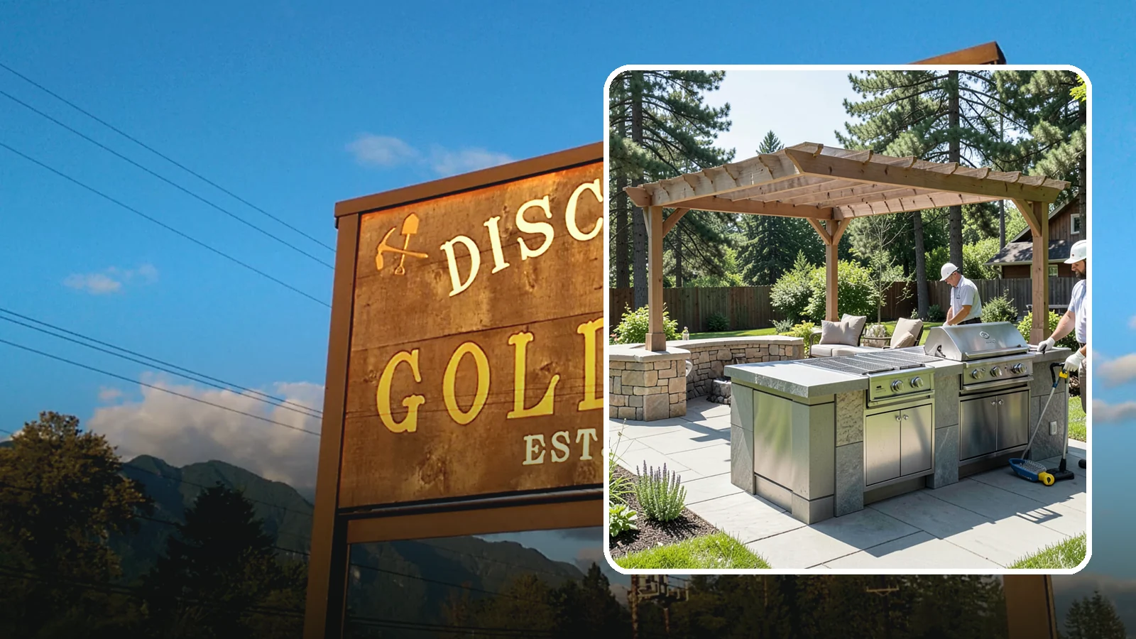 Built-in BBQ Installation in Gold Bar, Snohomish County, WA - Built-in grill islands that give you a permanent, polished cooking station right on your patio.