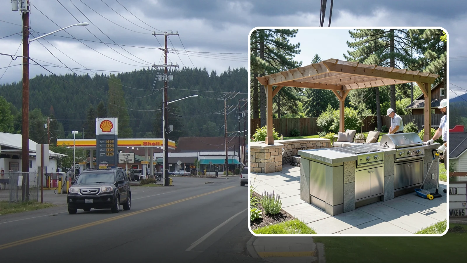 Built-in BBQ Installation in Granite Falls, Snohomish County, WA - Built-in grill islands that give you a permanent, polished cooking station right on your patio.
