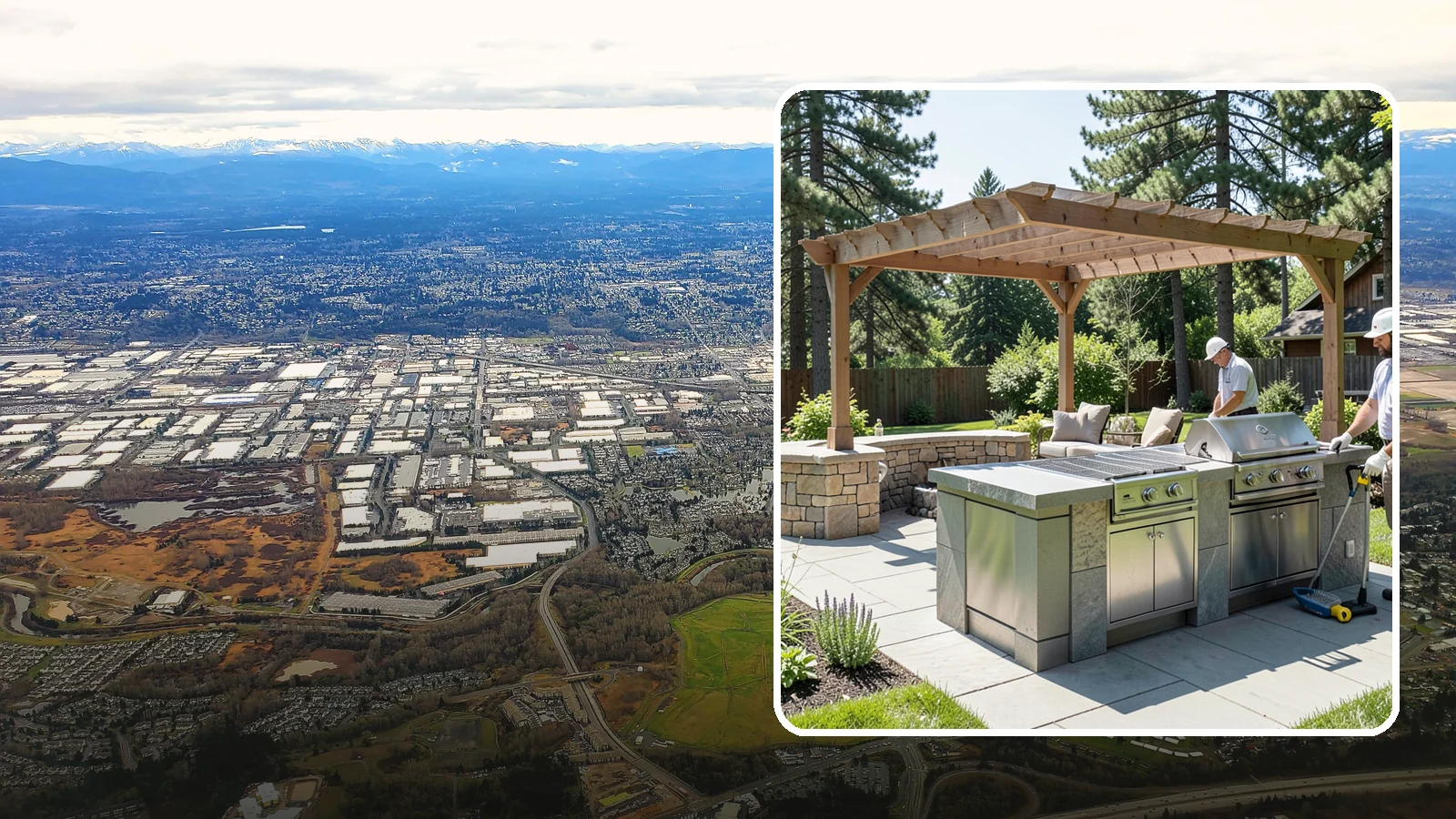 Built-in BBQ Installation in Kent, King County, WA - Built-in grill islands that give you a permanent, polished cooking station right on your patio.