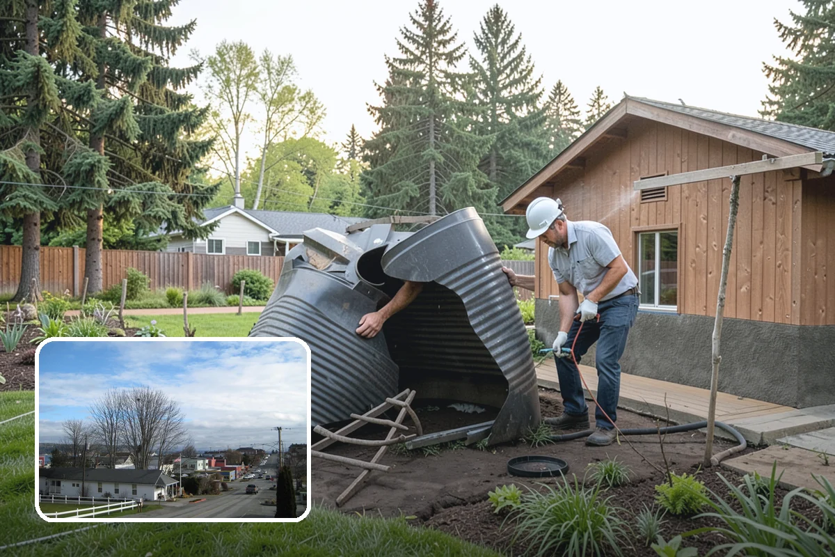 Built-in BBQ Installation in Langley, Island County, WA - A permanent, polished cooking station
