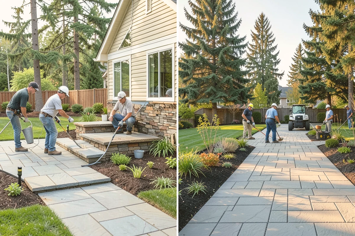 Built-in BBQ Installation in Langley, Island County, WA - Design the island and grill placement