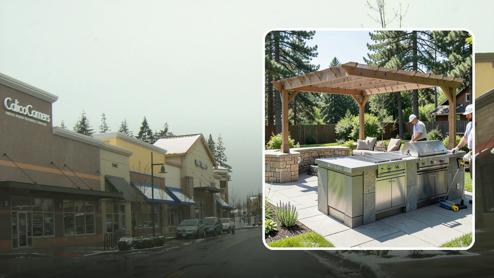 Built-in BBQ Installation in Mill Creek, Snohomish County, WA - Built-in grill islands that give you a permanent, polished cooking station right on your patio.