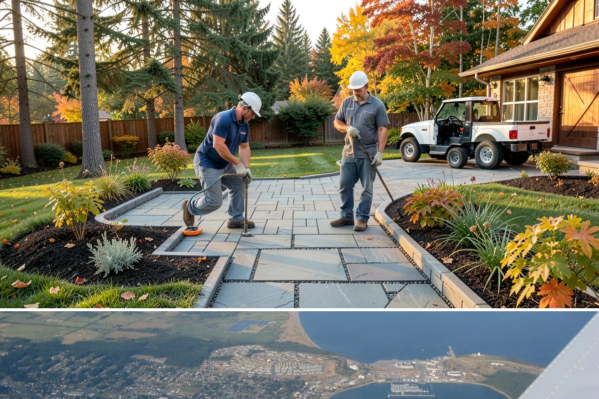 Built-in BBQ Installation in Oak Harbor, Island County, WA - Best built spring through fall.