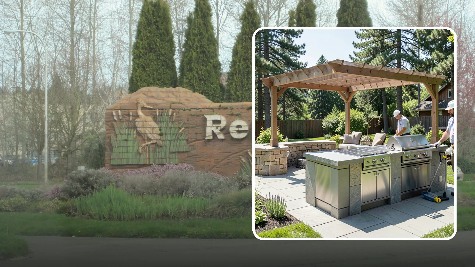Built-in BBQ Installation in Renton, King County, WA - Built-in grill islands that give you a permanent, polished cooking station right on your patio.