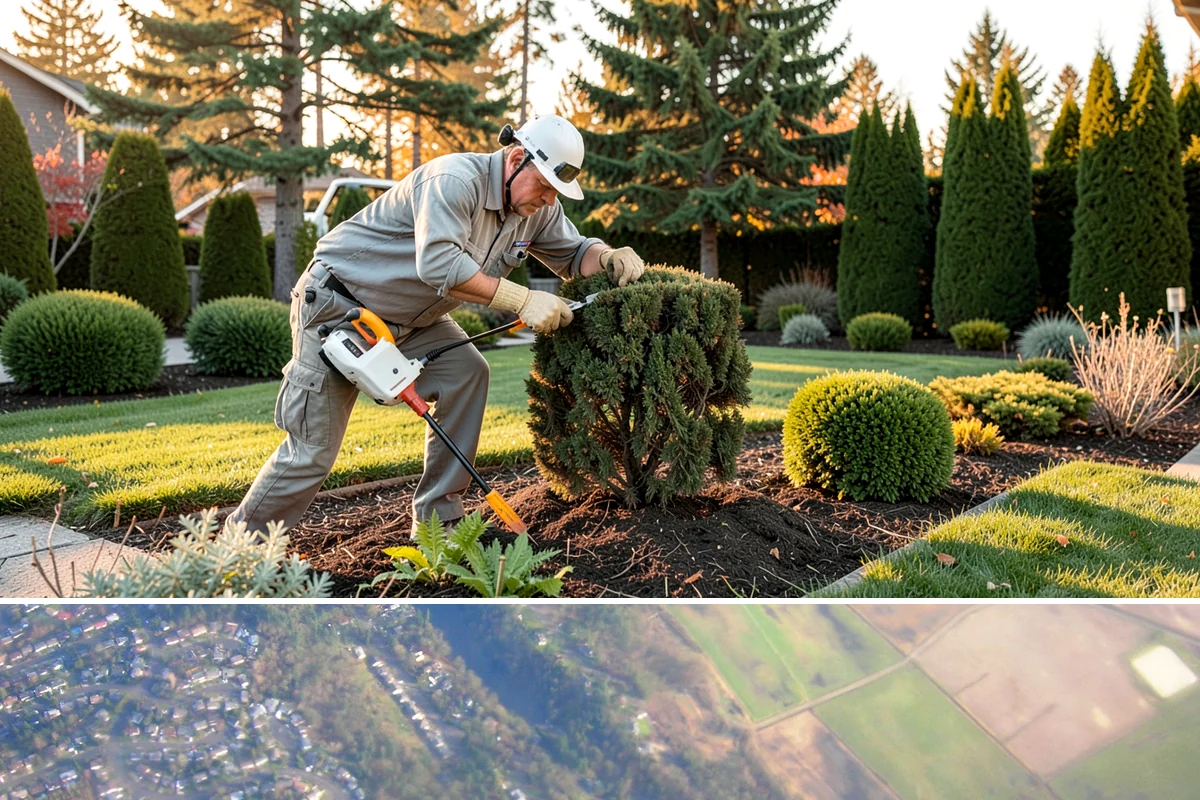 Bulb Planting in Algona, King County, WA - Planted in fall for spring bloom