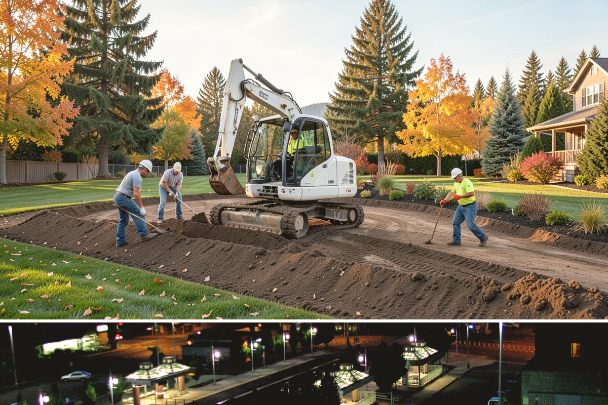 Bulb Planting in Auburn, King County, WA - Planted in fall for spring bloom
