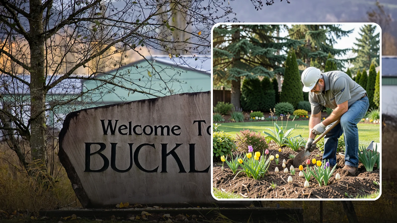 Bulb Planting in Buckley, Pierce County, WA - Spring and seasonal bulbs planted in fall for waves of early color when the garden needs it most.