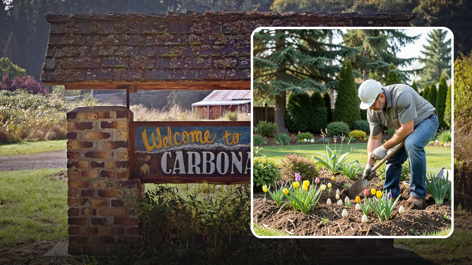 Bulb Planting in Carbonado, Pierce County, WA - Spring and seasonal bulbs planted in fall for waves of early color when the garden needs it most.