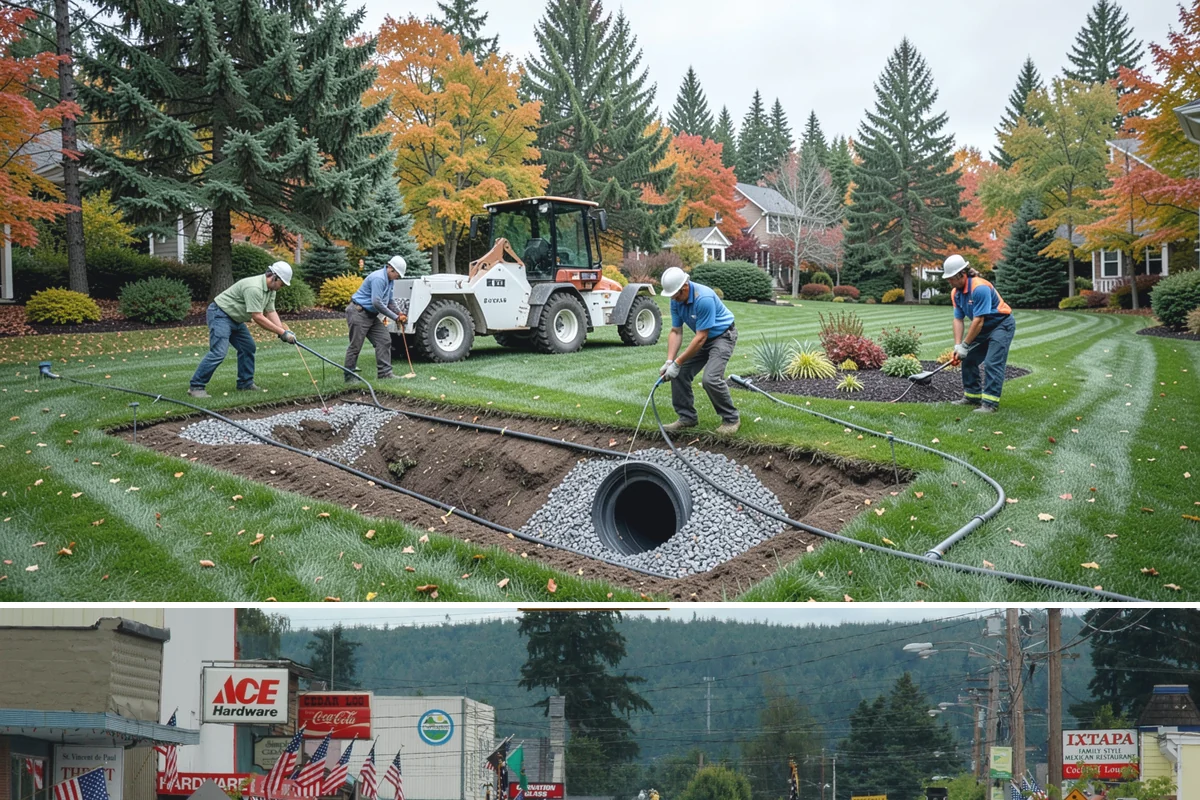 Bulb Planting in Carnation, King County, WA - Planted in fall for spring bloom
