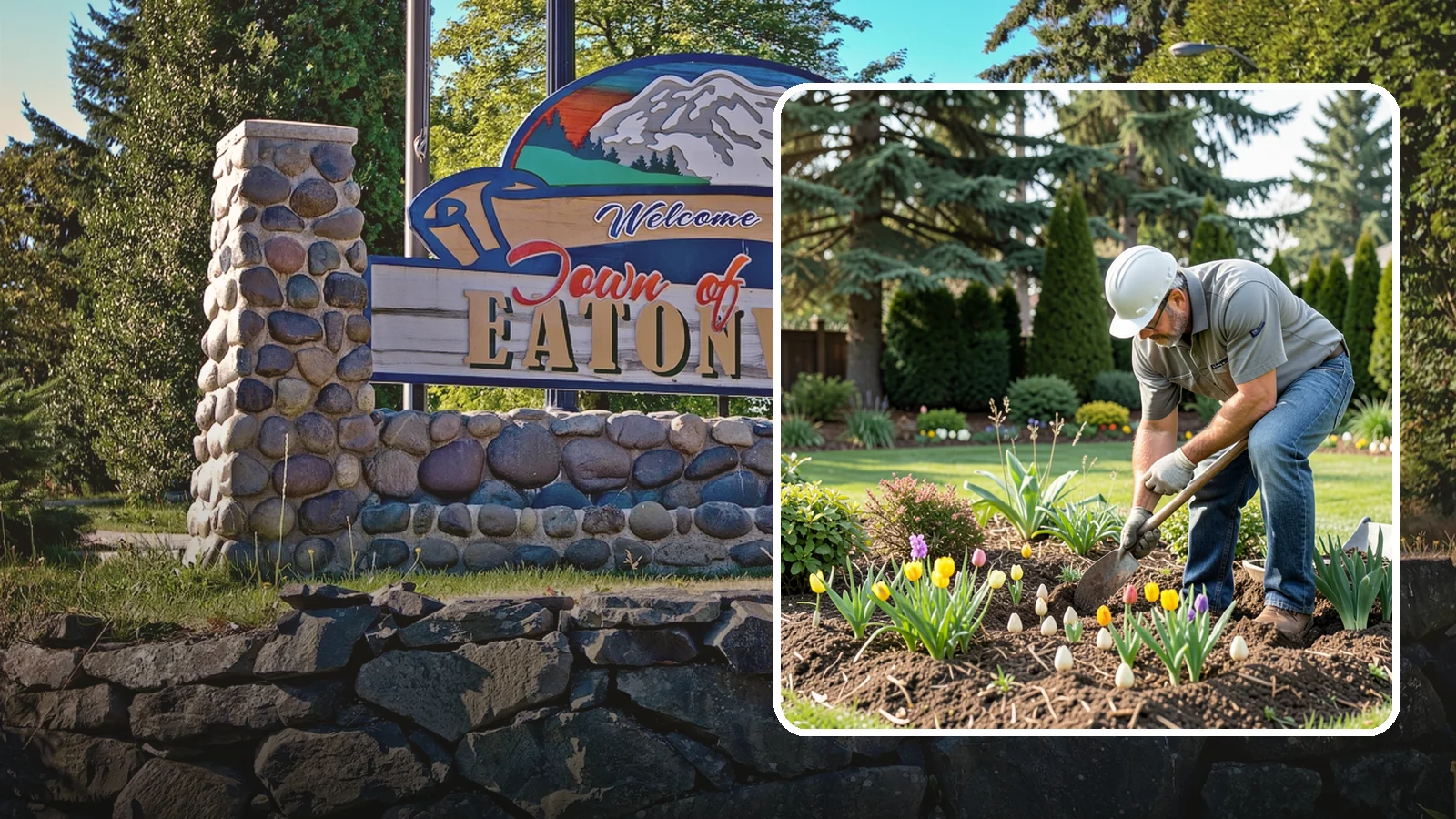 Bulb Planting in Eatonville, Pierce County, WA - Spring and seasonal bulbs planted in fall for waves of early color when the garden needs it most.